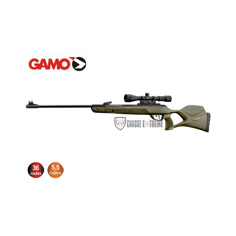 Carabine Gamo G-Magnum 1250 Jungle 36 joules Cal 5,5 + lunette 3-9 x 40 WR