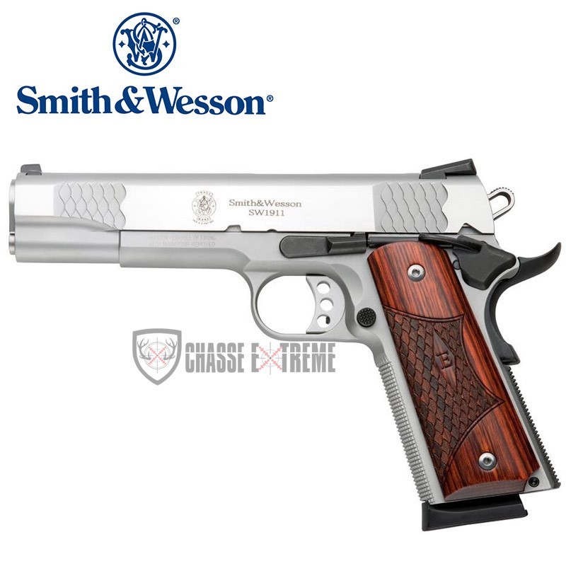 PISTOLET S&W 1911 E-SERIES STAINLESS CAL 45 ACP