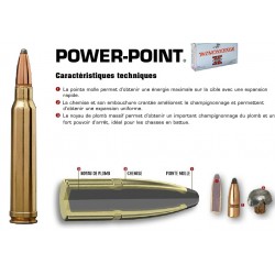 20 Munitions WINCHESTER cal 7mm Rem Mag 175gr Power Point
