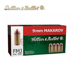 Munitions S&B 9MM MAK 95gr FMJ