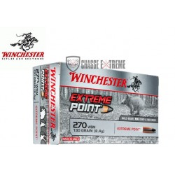 Munitions winchester 270 WSM EXTREME POINT 130 grains