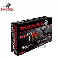 20 Munitions WINCHESTER cal 300 WM 180gr Power Max Bonded