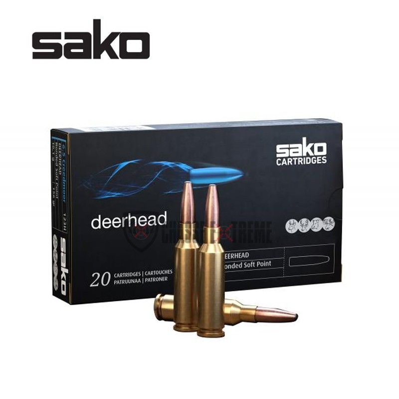 20 Munitions SAKO Deerhead cal 6.5x55 SE 156 Gr