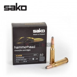 10 Munitions SAKO Hammerhead 8,2x53 R 200 Gr
