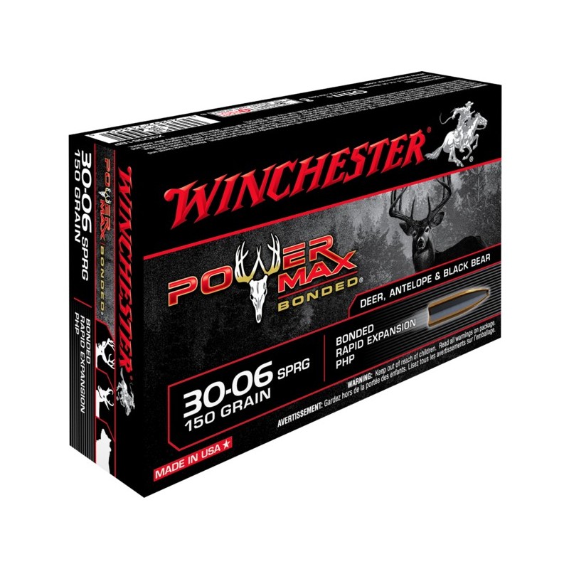 20 Munitions WINCHESTER cal 30-06 150gr Power Max Bonded